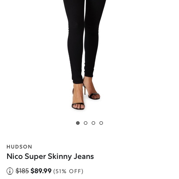 HUDSON Black skinny Jeans - Picture 2 of 12